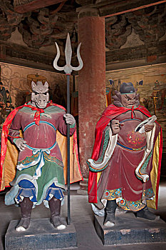 山西省晋中历史文化名城---榆次老城城隍庙冥王殿众鬼神