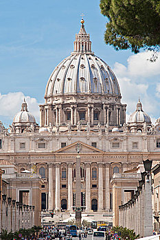 建筑,圣徒,圣彼得大教堂,罗马