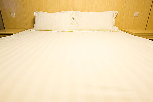 白色,枕头,床,卧室