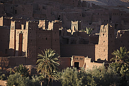 非洲,北非,摩洛哥,区域,瓦尔扎扎特,要塞