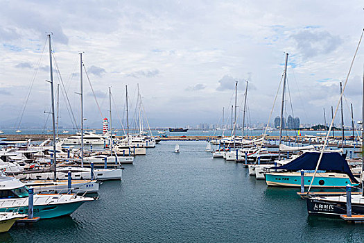三亚帆船码头景观