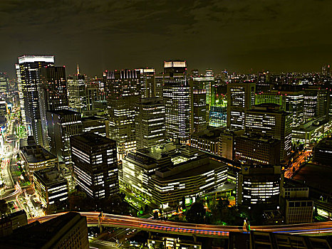 夜景,东京