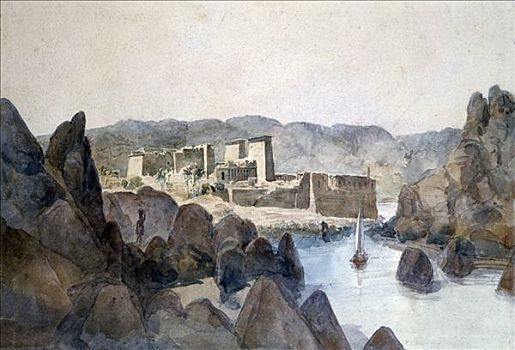 岛屿,埃及,19世纪,艺术家