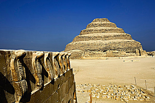金字塔,塞加拉,一个,埃及,建造,朝代,世纪,建筑师,起步