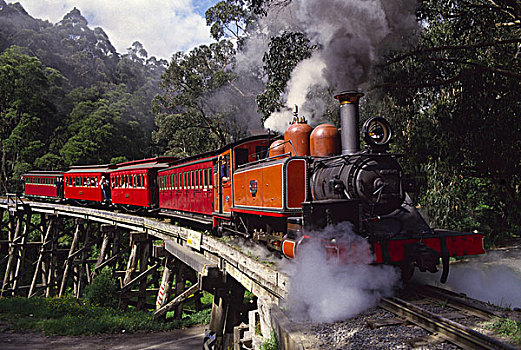 列车,山,澳大利亚