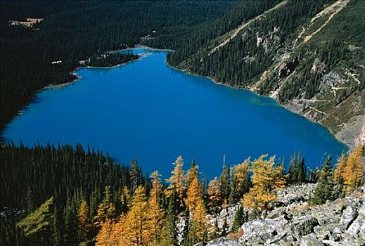 欧哈拉湖,落基山脉,不列颠哥伦比亚省,加拿大
