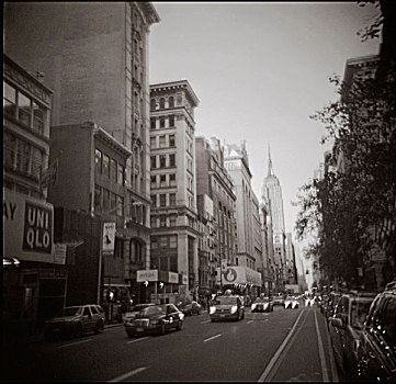 第五大街,黄昏,纽约,美国