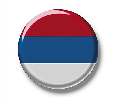 扣,旗帜,塞尔维亚