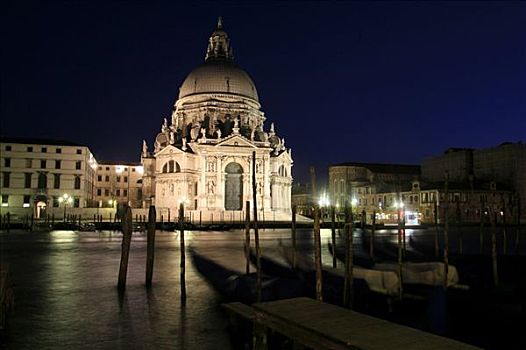 大教堂,圣马利亚,行礼,大运河,威尼斯,威尼托,意大利