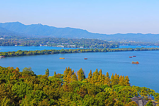 西湖,风景