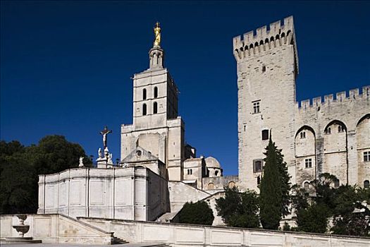 大教堂,宫殿,阿维尼翁,沃克吕兹省,法国