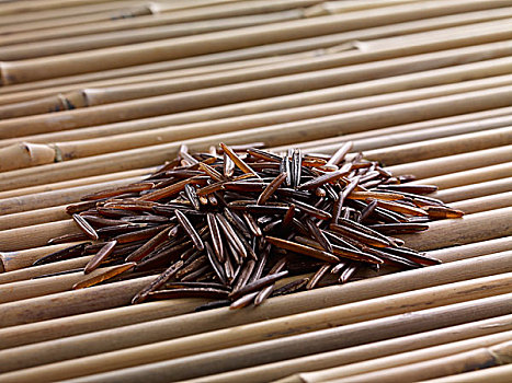 菰米,竹子,棍