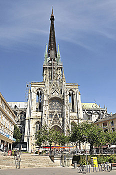 鲁昂,大教堂,巴黎圣母院,诺曼底,法国