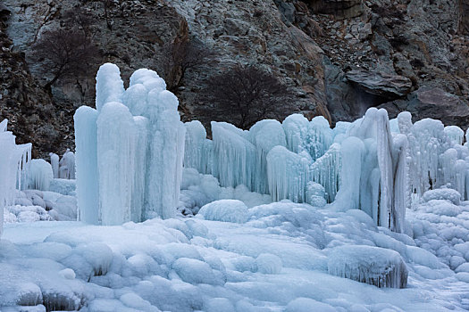 冰雕,岩画景区