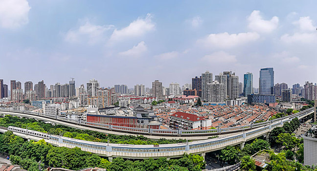 上海虹口区城市风光
