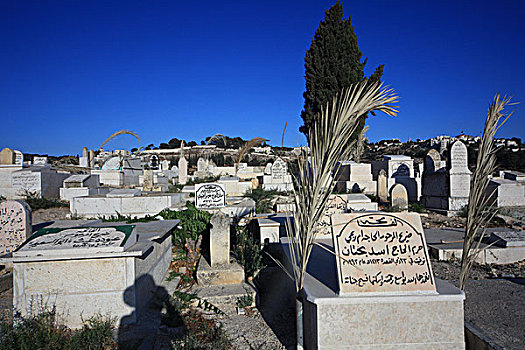 以色列,墓碑,墓地