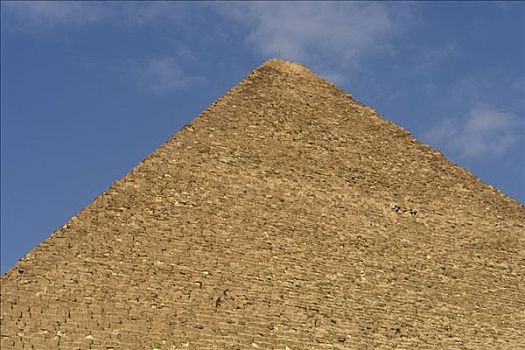 金字塔,吉萨,基奥普斯,蓝天,开罗