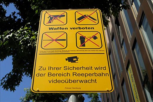 武器,禁止,标识,德国,欧洲