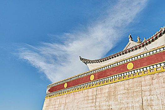 西藏,寺院,城镇,青海,中国