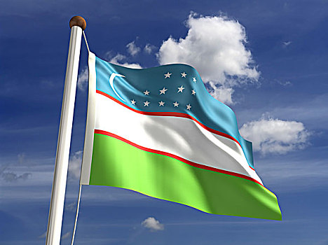 乌兹别克斯坦,旗帜