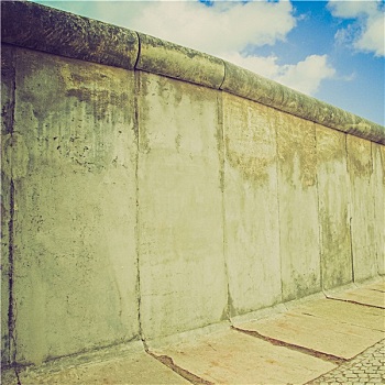复古,看,柏林墙