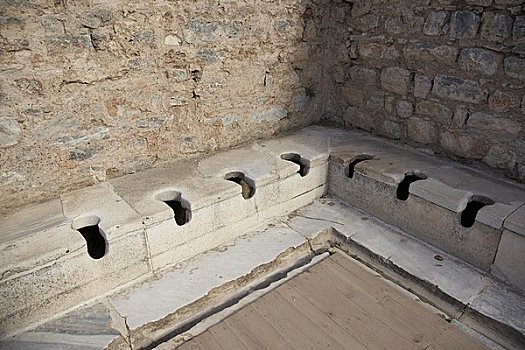 古老,罗马,卫生间,以弗所,土耳其