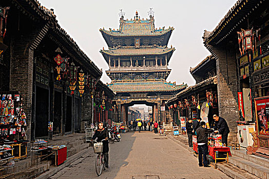 中国,平遥,老城