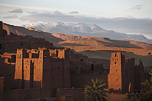 非洲,北非,摩洛哥,区域,阿特拉斯山脉,瓦尔扎扎特,要塞