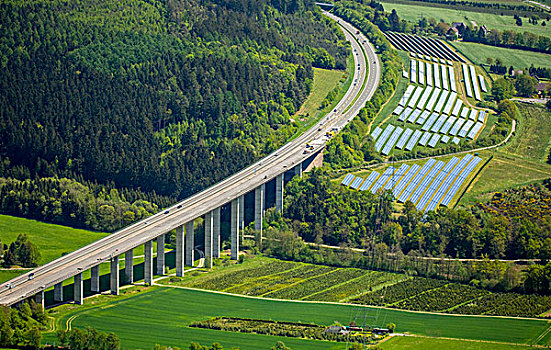 高架桥,太阳系,藻厄兰,北莱茵威斯特伐利亚,德国,欧洲