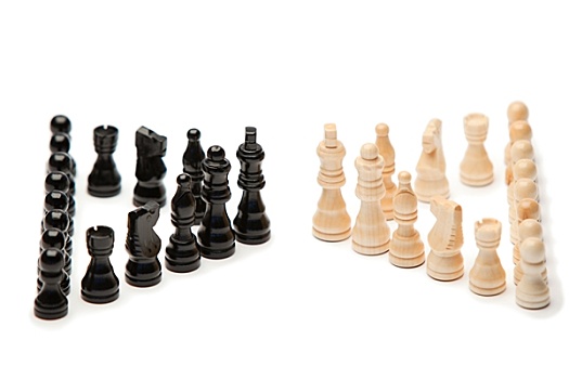 暗色,白色,片,下棋