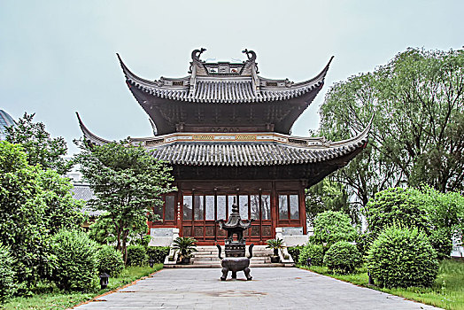 江苏省昆山市崇宁古寺建筑景观