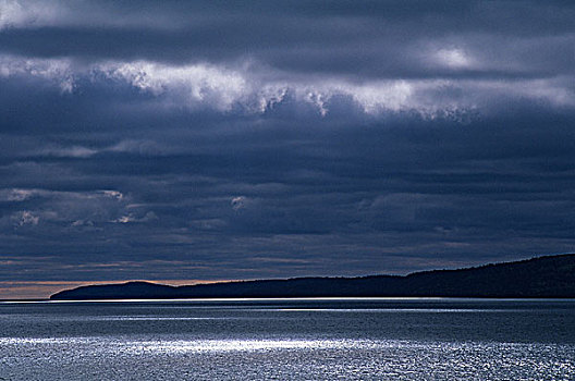 苏必利尔湖,靠近,安大略省,加拿大