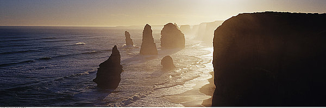 十二门徒岩,坎贝尔港国家公园,维多利亚,澳大利亚
