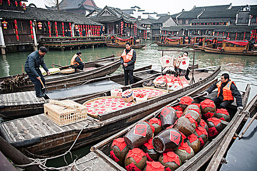 浙江乌镇年味浓