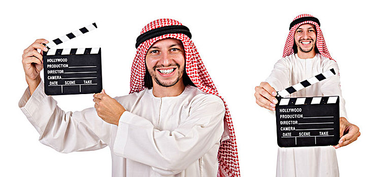 阿拉伯人,电影,白色背景