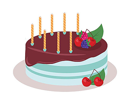 节日蛋糕,旗帜,巧克力,美味,蛋糕,巧克力蛋糕,糕点店,隔绝,设计,生日蛋糕,甜点,饼干,甜,糖果,奶油,糕点,矢量,插画