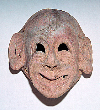 微笑,面具,6世纪,艺术家,未知