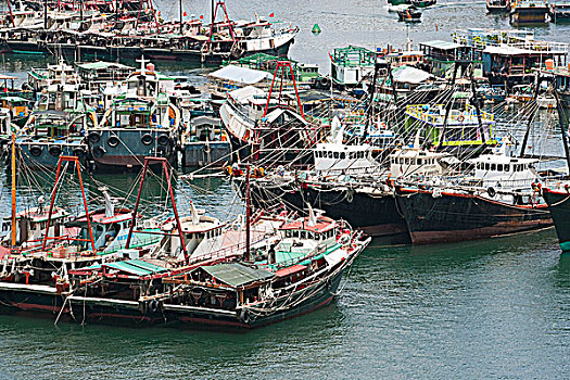 渔船,蔽护,香港