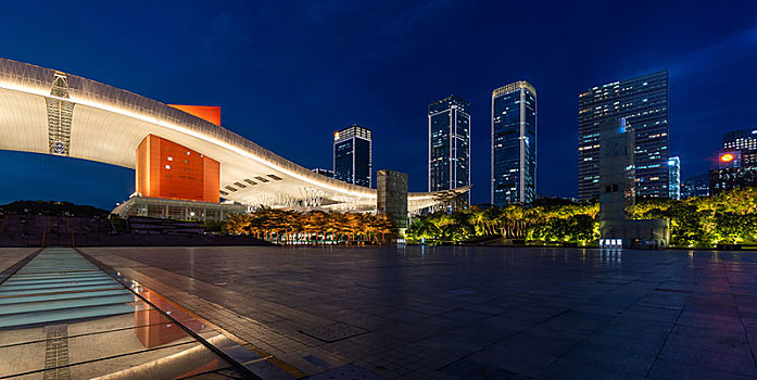 深圳市民广场夜景