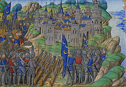 军队,城市,那不勒斯,微型,竞争,16世纪