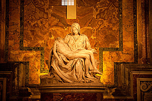 圣母哀子像,雕塑,大教堂,梵蒂冈城,罗马,拉齐奥,意大利,欧洲