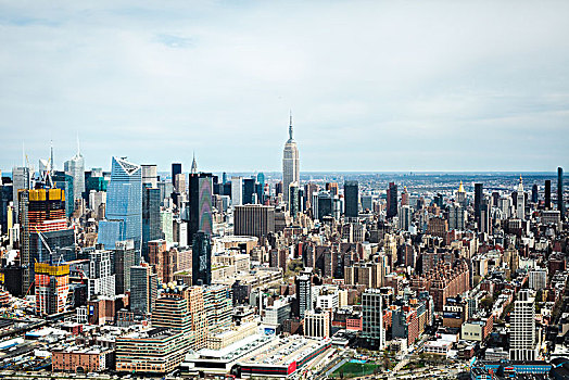 航拍,曼哈顿,纽约,美国