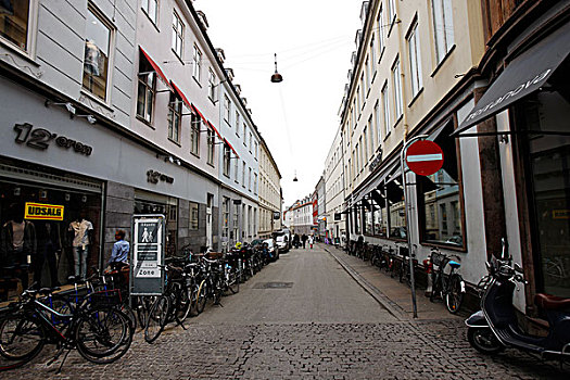 denmark,购物区,商业街,哥本哈根,北方,丹麦