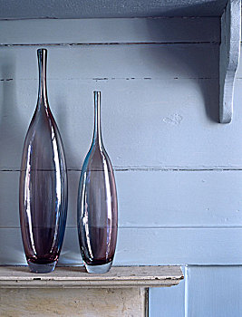 特写,高,现代,玻璃花瓶
