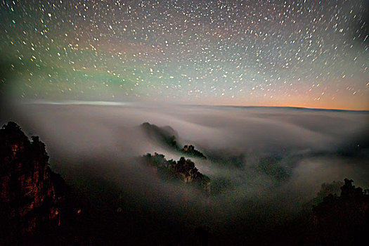 湖南,张家界,峰林,星星