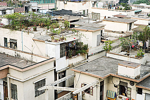 中国,广东,广州,风景,屋顶