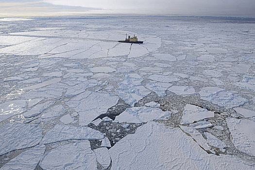 破冰船,船,威德尔海,南极半岛,南极