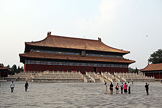 中国,北京,太庙,城墙,全景