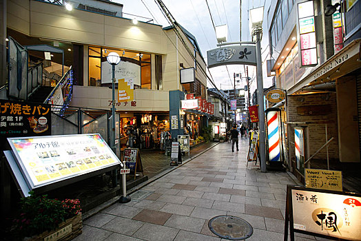 日本,奈良,商业街