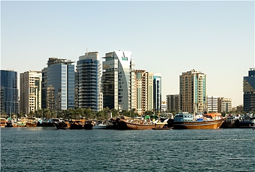 现代建筑,迪拜,阿联酋